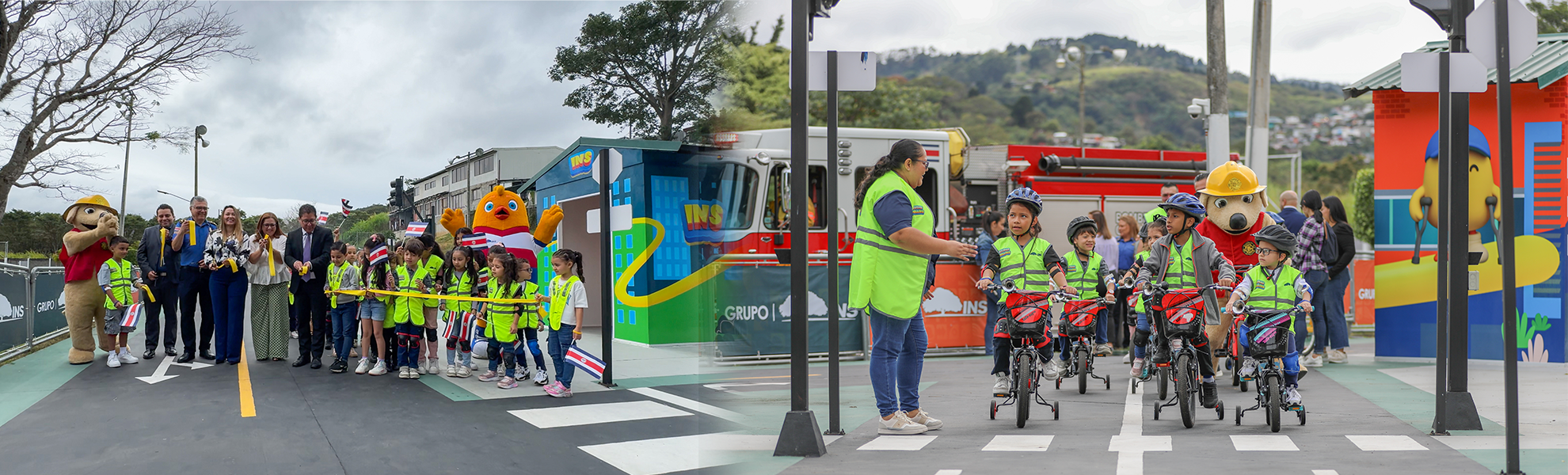 INS inaugura Ciudad Vial Pollins: un proyecto diseñado para promover la movilidad segura