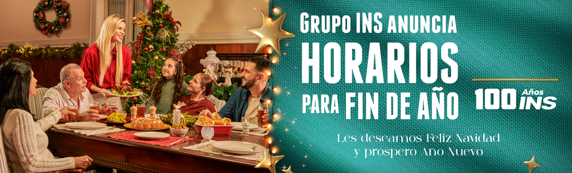 Grupo INS anuncia Horarios para Fin de Año
